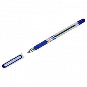 Ручка шариковая Cello "Pinpoint" игольчатый узел 0.6мм, синие чернила, резиновый грип (держатель)