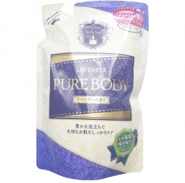"Pure Body" Увлажняющий гель для душа с гиалуроновой кислотой, коллагеном и экстрактом алоэ с ароматом лаванды, 400мл