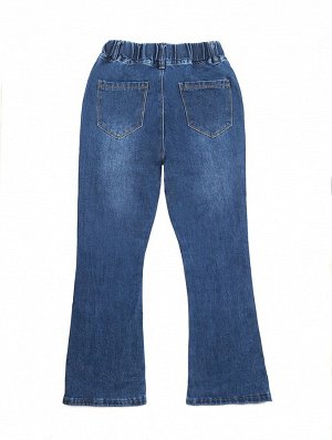 Брюки джинсовые на резинке для девочек