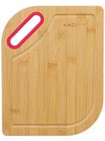 Доска разделочная бамбук 280*220*15мм прямоугольная, 12