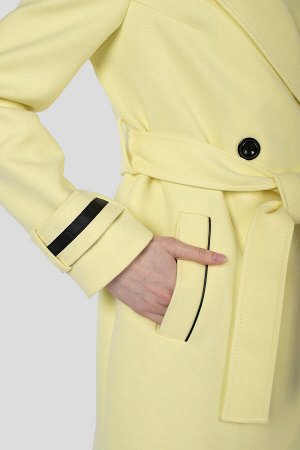 01-11708 Пальто женское демисезонное (пояс)