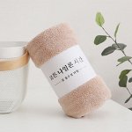Банное полотенце из кораллового флиса, однотонное, размер 70*140 см