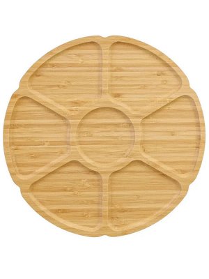 Менажница Менажница 7-и секц 32*32*1,6см бамбук

Стильная менажница из натурального материала - бамбука станет отличным украшением на Вашем столе. Текстура натурального дерева придаст особую атмосферу