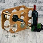 Подставка для бутылки вина на 6шт