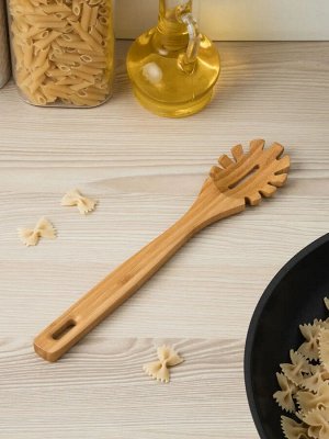 Лопатка кулинарная бамбук 32*6,5см №30 [СПАГЕТТИ], 120