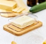 Масленка бамбук 19*12,5*1,5/16*9,5*4,5см №1