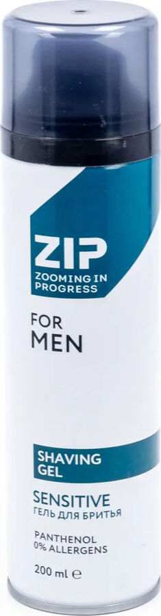 ZIP / Зип, Гель для бритья, для чувствительной кожи, 200 мл