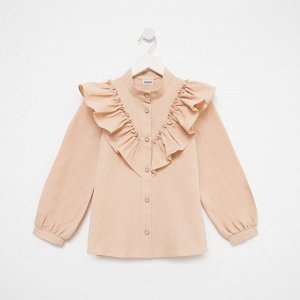 Блузка для девочки MINAKU цвет бежевый, рост