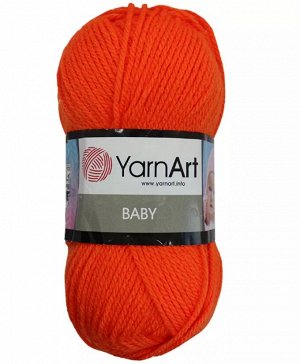 YarnArt Baby 8279 оранжевый неон