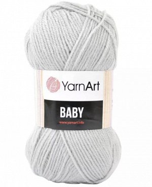 YarnArt Baby 855 светло-серый