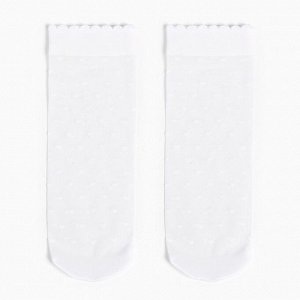 Носки для девочек с сердечками CE LOLA, цвет белый (bianco)