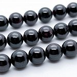 Гранат, диаметр 10,7-10,9 мм, цена за 9 шт (1/4 нити)