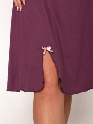 Ночная сорочка женская вискоза "Мерцание" пурпур
