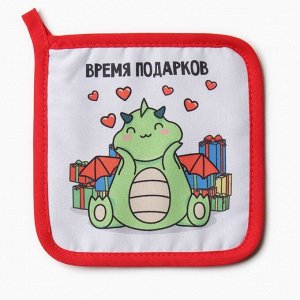 Набор кухонный «Доляна»: варежка 20x28 см, прихватка 17x17 см, 35% хлопок, 65% п/э
