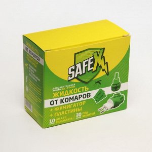 Комплект от комаров SAFEX (фумигатор+пластины+флакон), 1 шт.