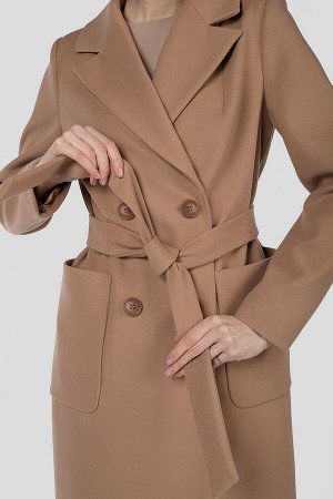 01-11665 Пальто женское демисезонное (пояс)