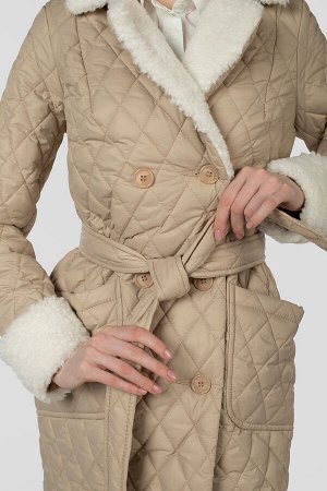 01-11660 Пальто женское демисезонное (пояс)