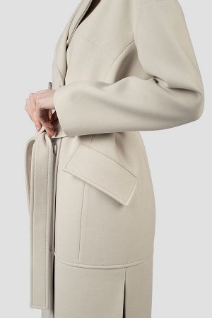 01-11670 Пальто женское демисезонное (пояс)