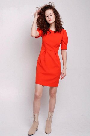 Платье с открытой спинкой красное (остаток: ,)