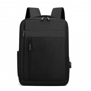 Рюкзак мужской с USB зарядкой цвет черный