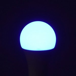 Лампа светодиодная RGB+W, с пультом , А60, 13 Вт, 1040 Лм, Е27, 220 В