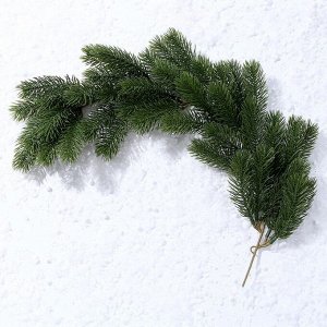 Ветка декоративная новогодняя, 62 см