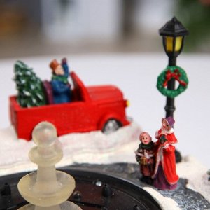 Светодиодная фигура «Ратуша» 25.5x25.5x21 см, полистоун, USB, свечение мульти