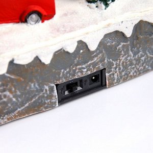 Светодиодная фигура «Ратуша» 25.5x25.5x21 см, полистоун, USB, свечение мульти