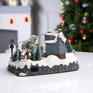 Светодиодная фигура «Рождество» 31x20x23 см, полистоун, батарейки ААх3 (не в комплекте), USB, свечение мульти