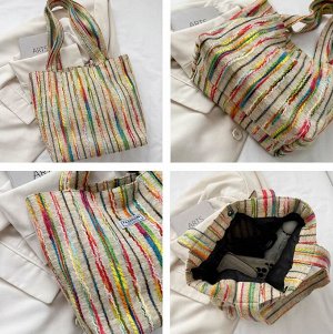 Женская сумка-шоппер, холщовая сумка, текстиль