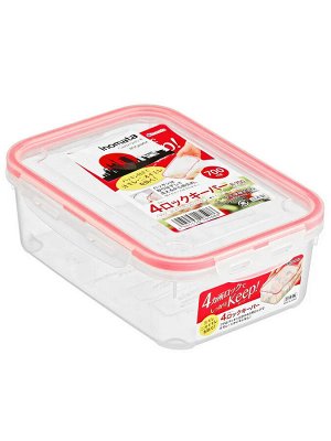 Inomata Контейнер для СВЧ 0,70л прямоугольный герметичный,