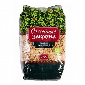 Чечевица зеленая 700 гр (Семейные закрома)