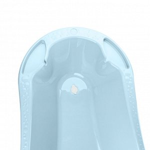 Ванна детская, 46 л, с клапаном для слива воды, пластик, светло - голубой