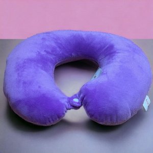 Подушка  дорожная (фиолетовый)