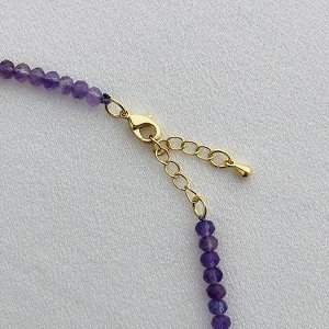 Бусы из Аметиста огранка