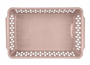 Корзинка, пластик, бежевый топаз, KEEPLEX Light M, 9,5 х 30 х 19,5 см