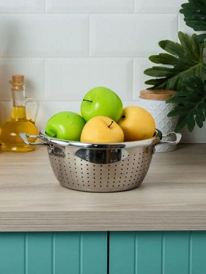 ASTELL Дуршлаг Д26,0см с ручками плоск/дно нерж 4,0л