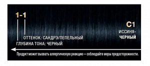 Palette Интенсивный цвет Стойкая крем-краска для волос, C1 1-1 Иссиня-черный