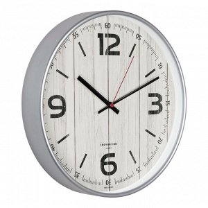 Часы настенные TROYKA 77777757. Диаметр 30.5 см. Производство Беларусь