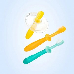 PIGEON Набор зубных щеток Step 1-2-3 (с 4,5 мес), 3 шт