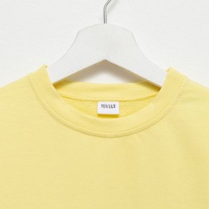 Костюм детский (футболка, шорты) MINAKU: Casual Collection, лимонный, рост, см
