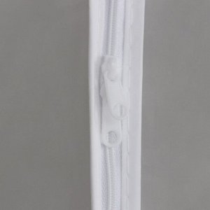 Чехол для одежды плотный Доляна, 60x90x50 см, PEVA, цвет белый