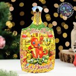 Доска разделочная сувенирная &quot;Символ года.С Новым годом! Я к деньгам!&quot;, 20х11 см