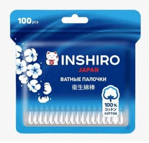 Ватные палочки  INSHIRO 100 шт. VP518  (пакет)  1/240