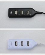 USB-HUB классический, 4 разъема, длина кабеля 30 см