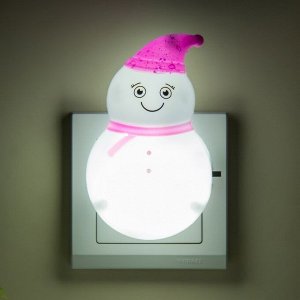 Ночник "Снеговик" LED 3х7х10см RISALUX
