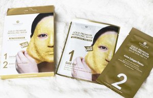 Набор альгинатных масок с золотом Shangpree Gold Premium Modeling Mask