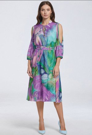 Платье Bazalini 4574 разноцветный
