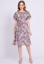 Платье Bazalini 4727 сирень цветы