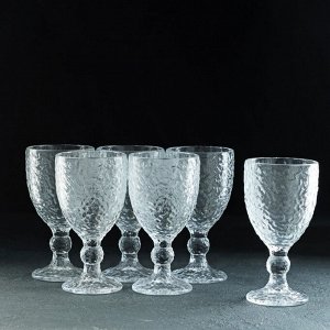 Набор бокалов стеклянных «Вулкан», 320 мл, 6 шт, цвет прозрачный
